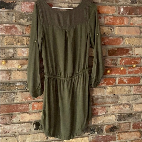 American Eagle Outfitters navy green dress. - Picture 2 of 6